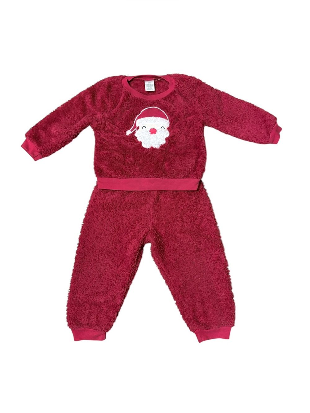 2 Piece Kyle & Deena Baby Boy's Christmas Fleece Santa Set Size 24 Months